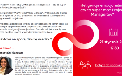 Meetup „Inteligencja emocjonalna – czy to super moc Project Managerów?”! | 27.01.2022