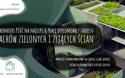 II edycja Konkursu PSDZ na najlepszą pracę dyplomową z zakresu dachów zielonych i żyjących ścian